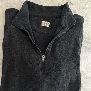 faherty soft comfy quarter zip gently worn.. men's medium